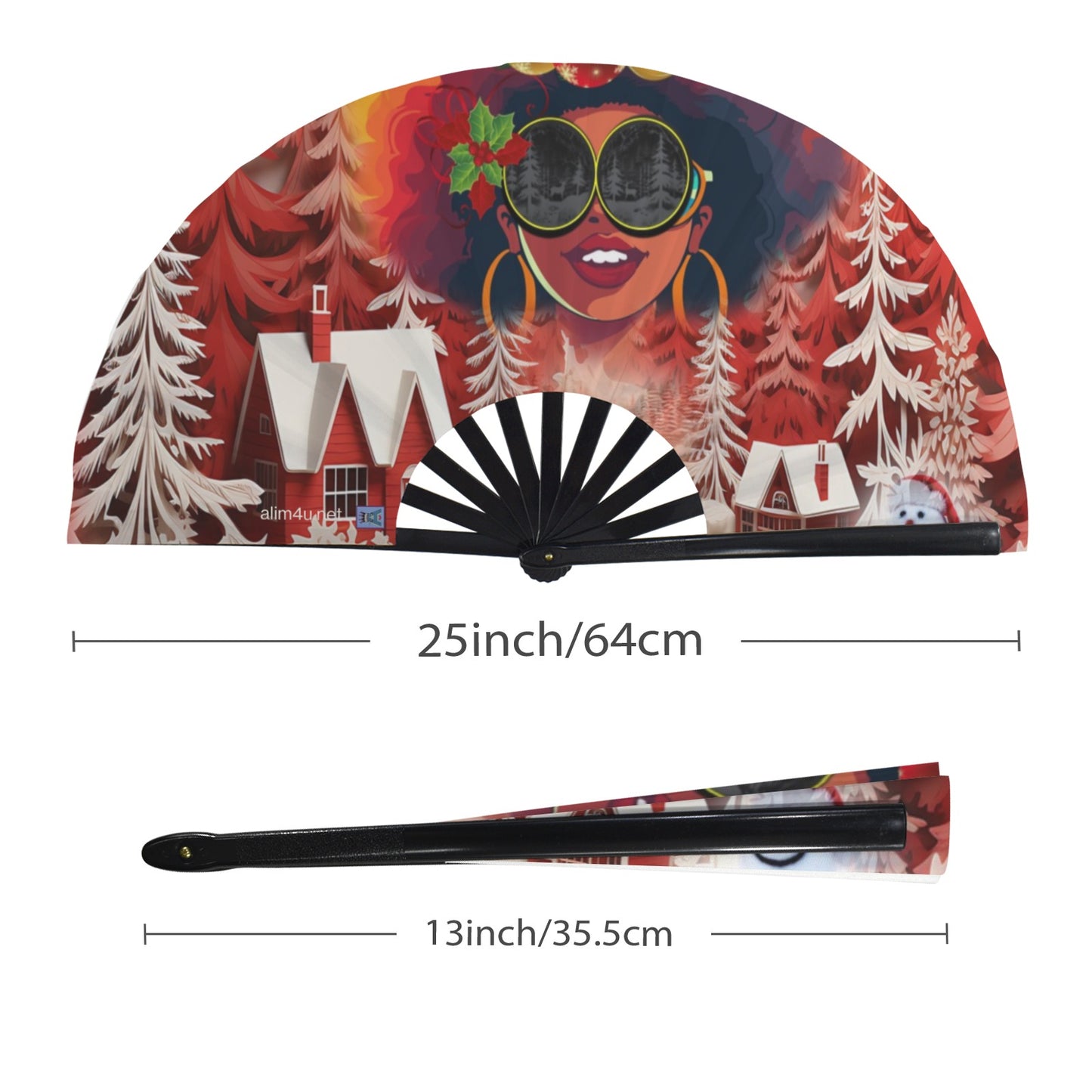 ALIM4U- Fan 21 Folding Clack Fan