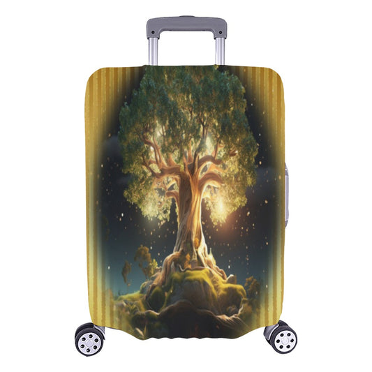 ALIM4U- Glowing Tree Luggage Cover (Large Size) (26"-28")