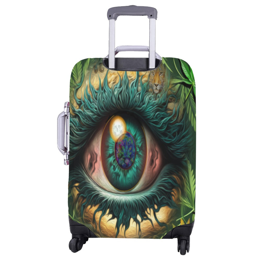 ALIM4U- Cannabis Eyez Luggage Cover (Large Size) (26"-28")