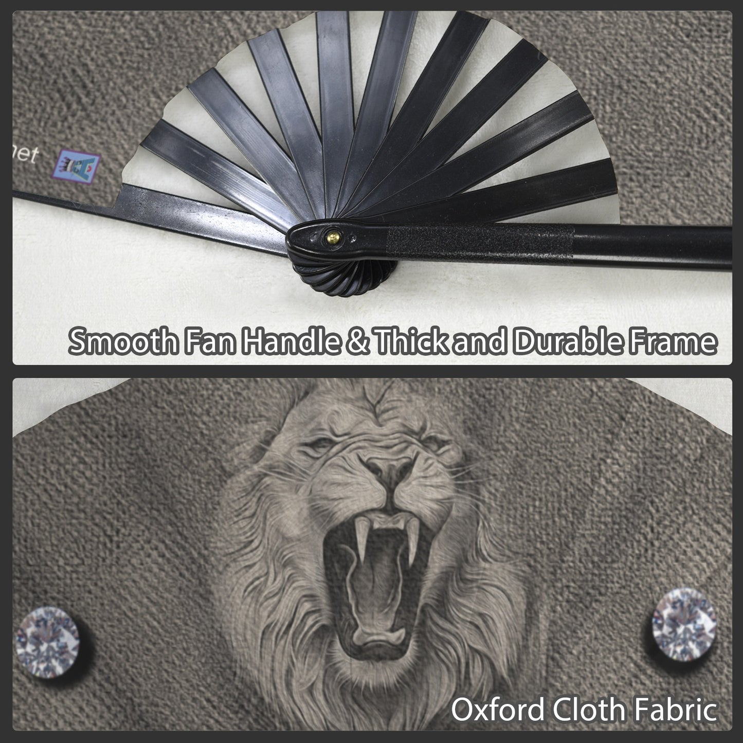 ALIM4U- Fan 49 Folding Clack Fan