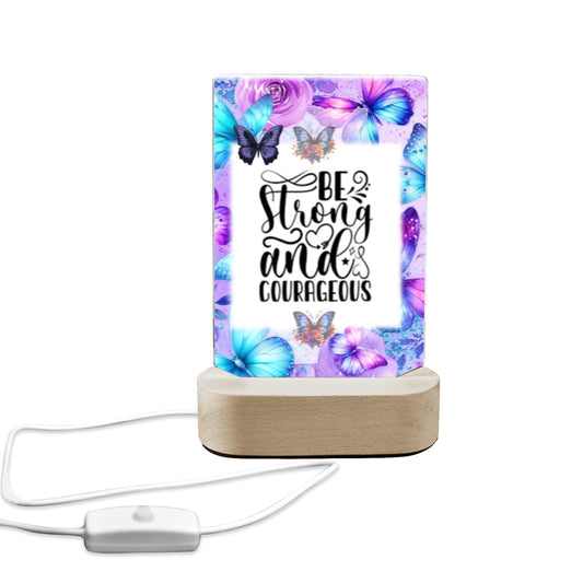ALIM4U- Affirmations Acrylic Photo Panel with Lighted Stand (Made in Queens)