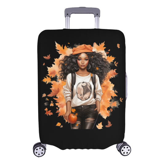 ALIM4U-Black Woman Positivity 2 Luggage Cover (Large Size) (26"-28")
