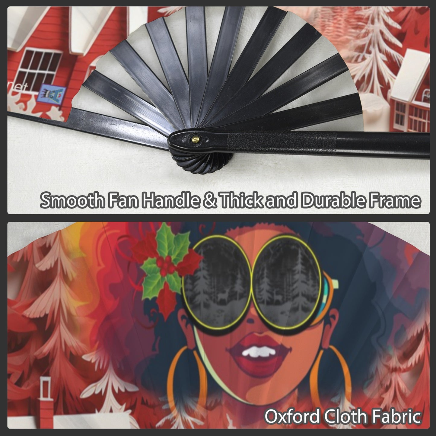 ALIM4U- Fan 21 Folding Clack Fan