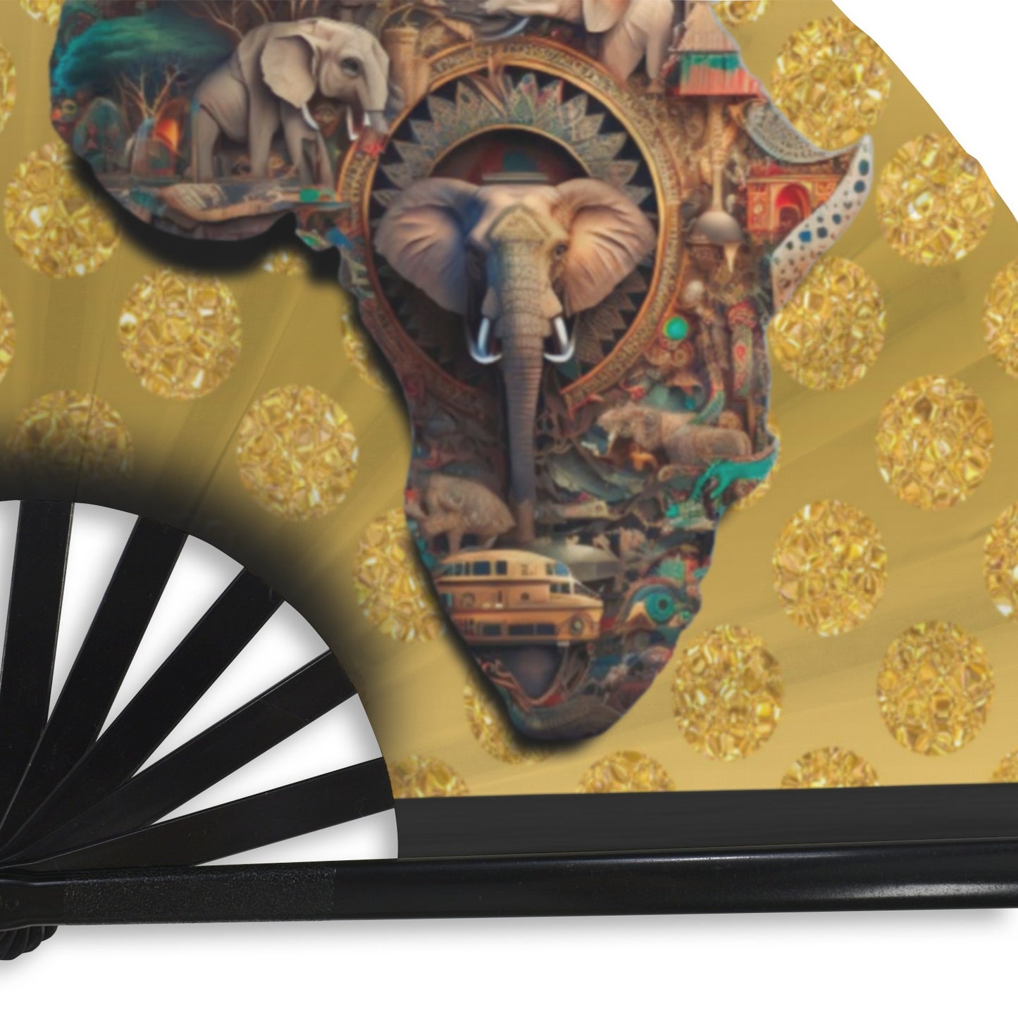 ALIM4U- Fan 58 Folding Clack Fan