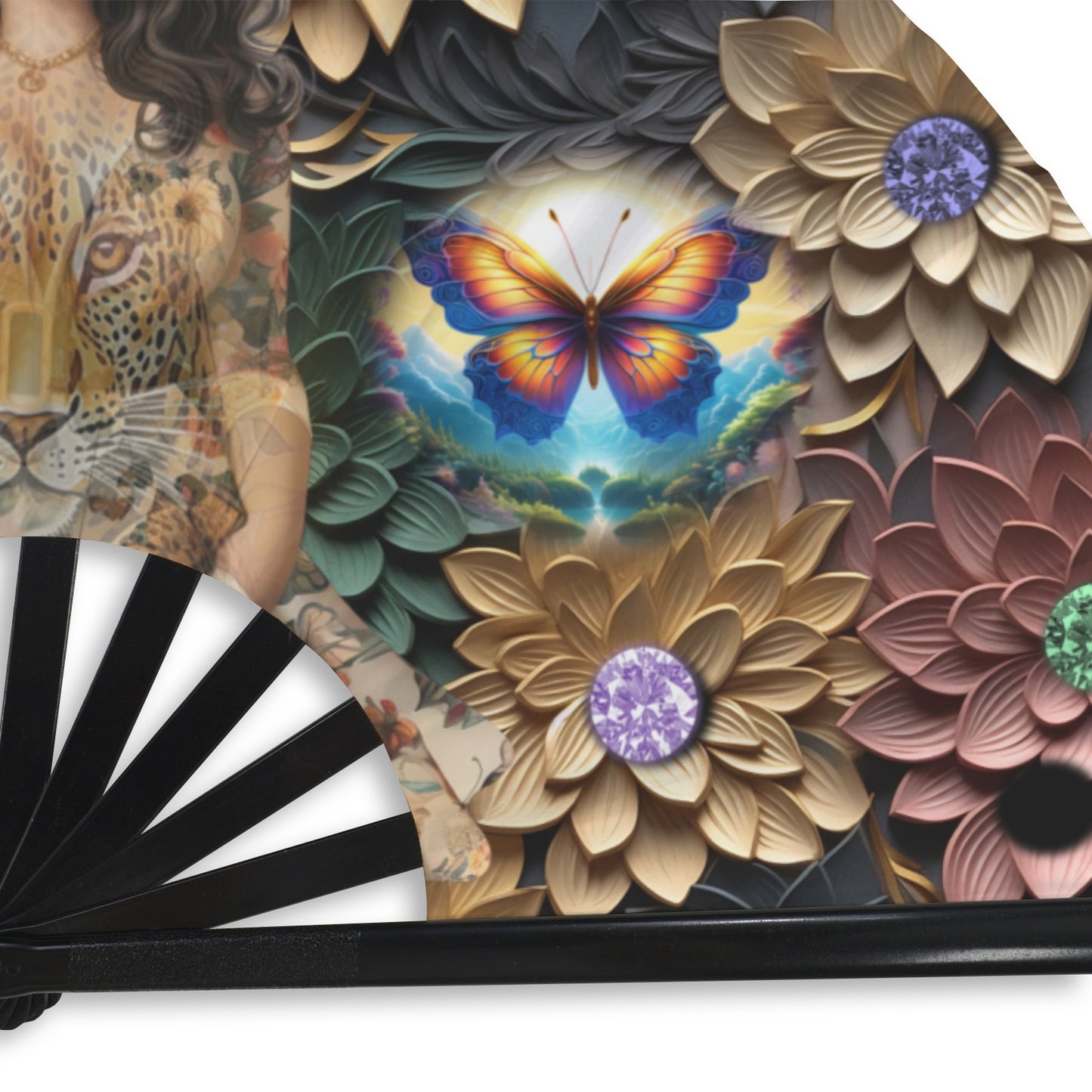 ALIM4U- Fan 61 Folding Clack Fan