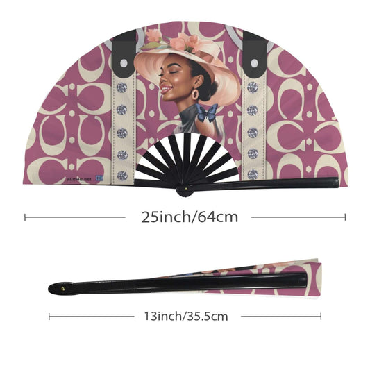 Clack Fan 17 Multi Colored Floral Butterflies Black Women