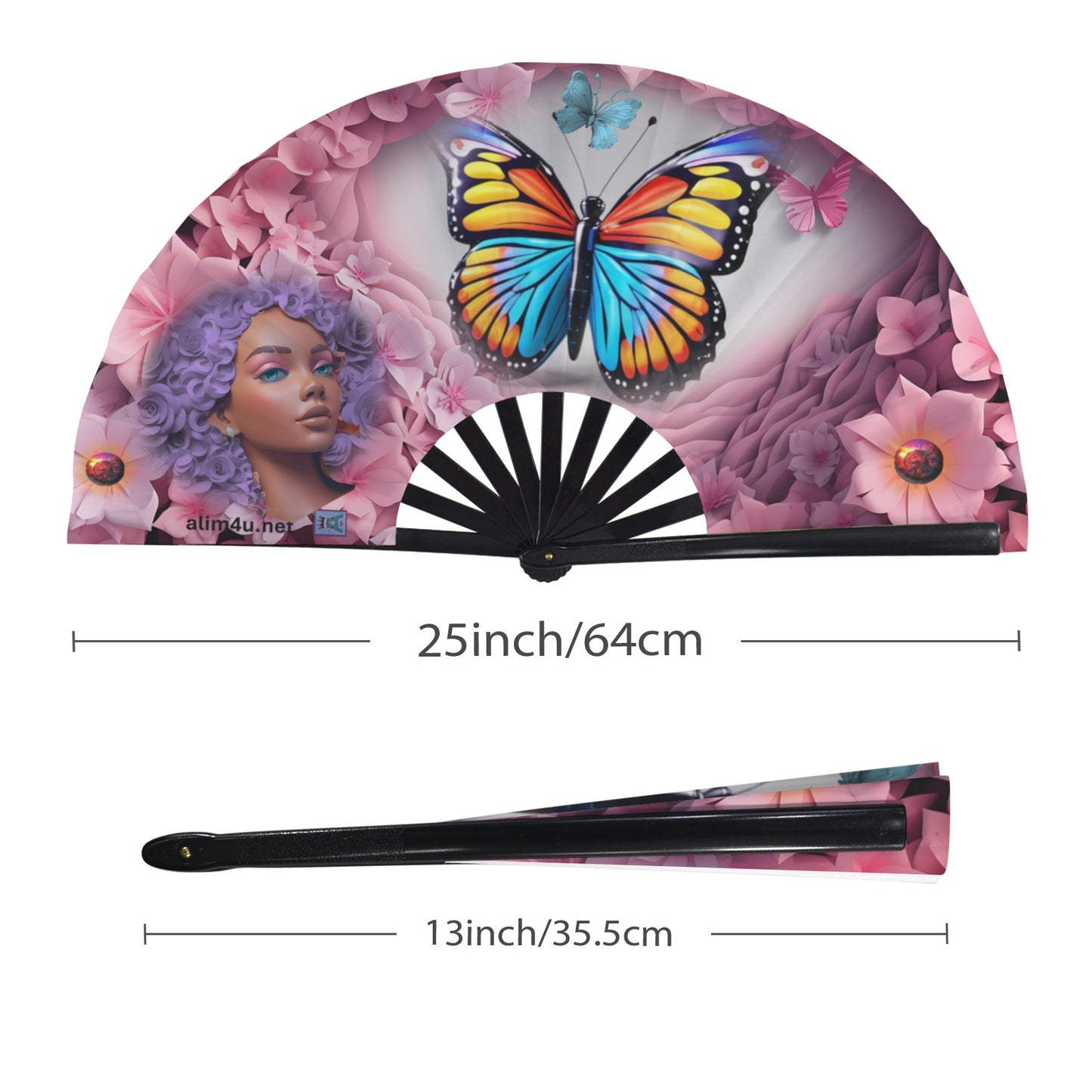 ALIM4U- Fan 0006 Folding Clack Fan