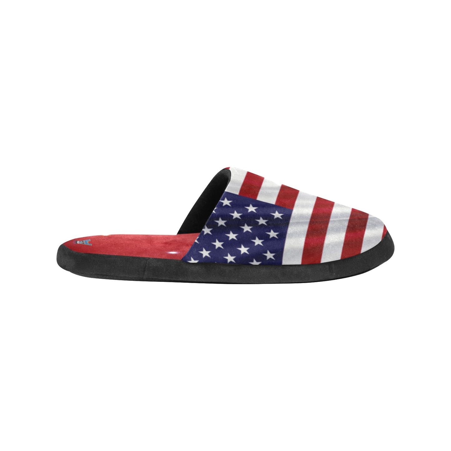 ALIM4U- America 3D Flag Slippers Men's Cotton Slippers(Model 0601)