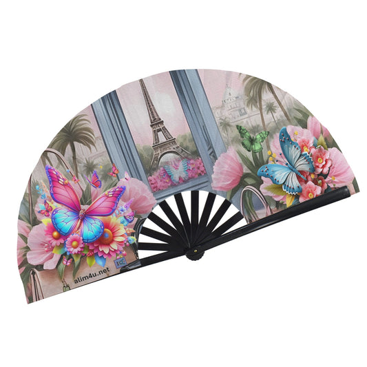 ALIM4U- Fan 9 Folding Clack Fan