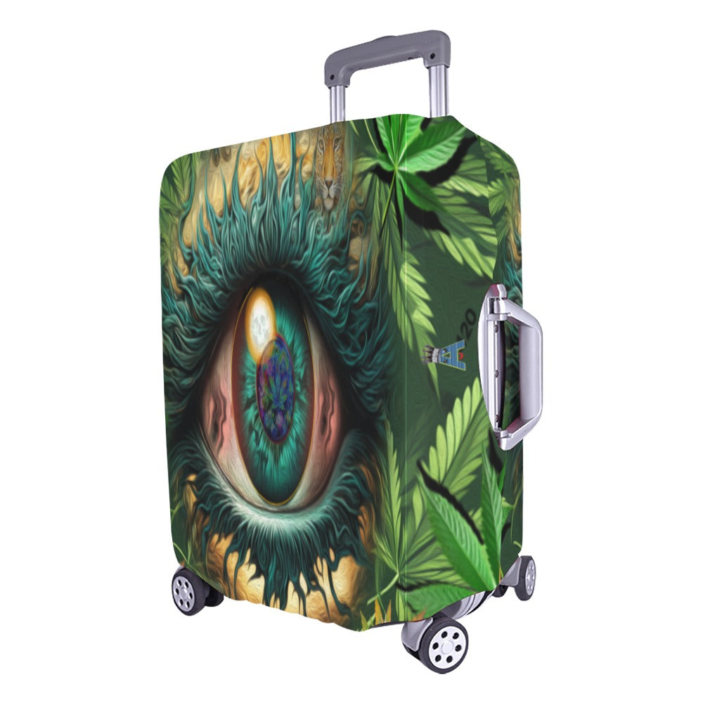 ALIM4U- Cannabis Eyez Luggage Cover (Large Size) (26"-28")