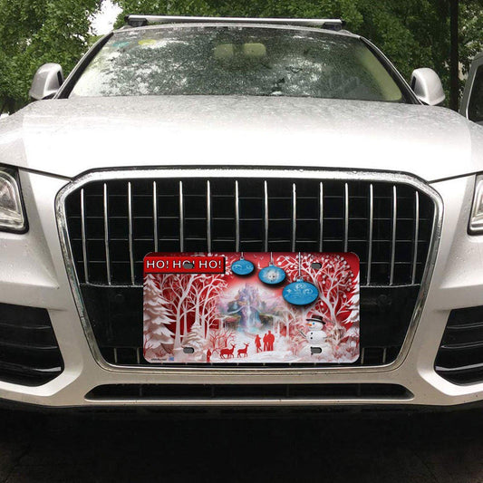 ALIM4U Christmas Car License Plate-11.8”x5.9”