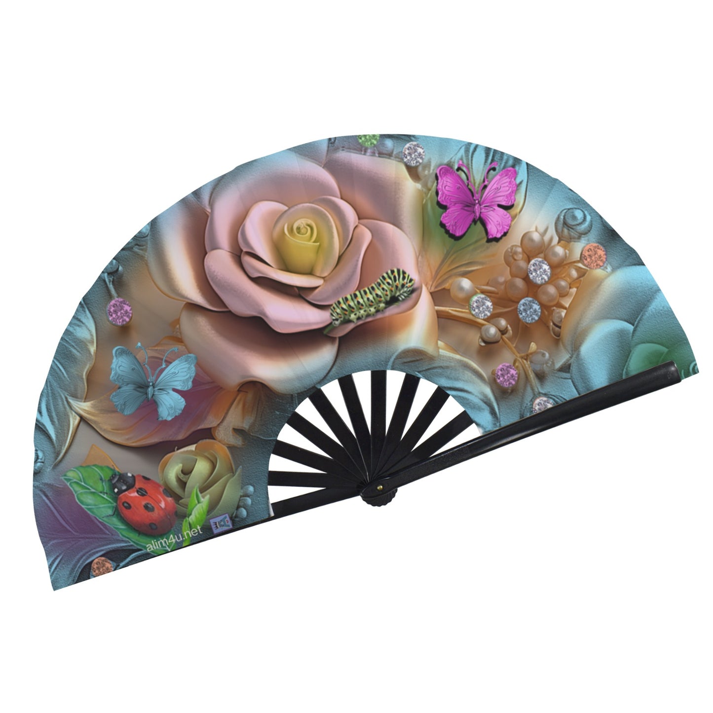 ALIM4U- Fan 13 Folding Clack Fan