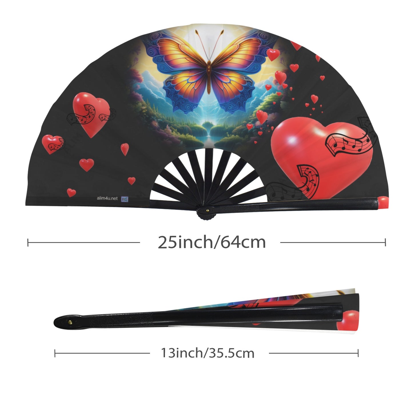 ALIM4U- Fan 55 Folding Clack Fan