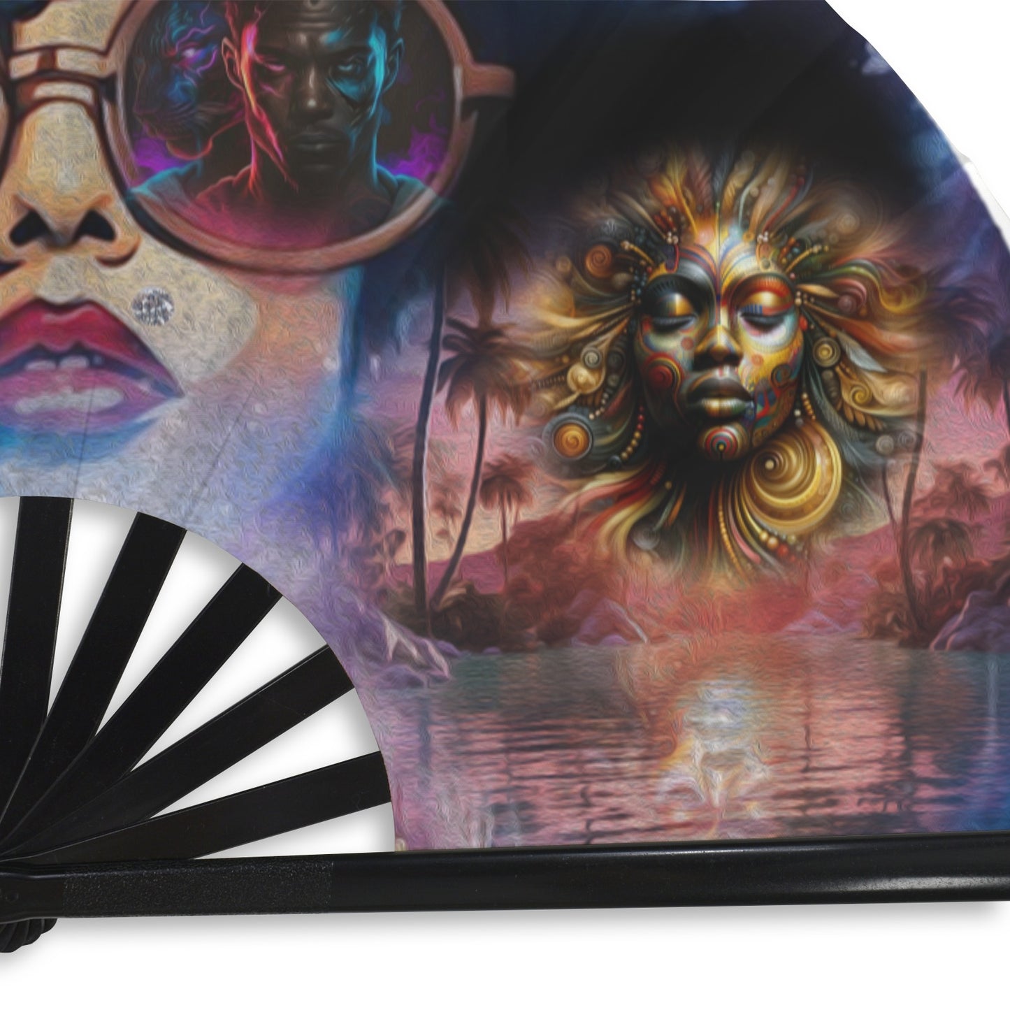 ALIM4U- Fan 19 Folding Clack Fan