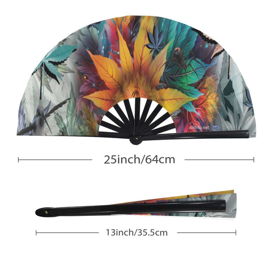 Clack Fan 20 Multi-Colored Floral Butterflies