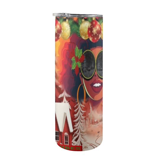 ALIM4U- A16 Drinking Cup 20 oz 20oz Tall Skinny Tumbler with Lid and Straw