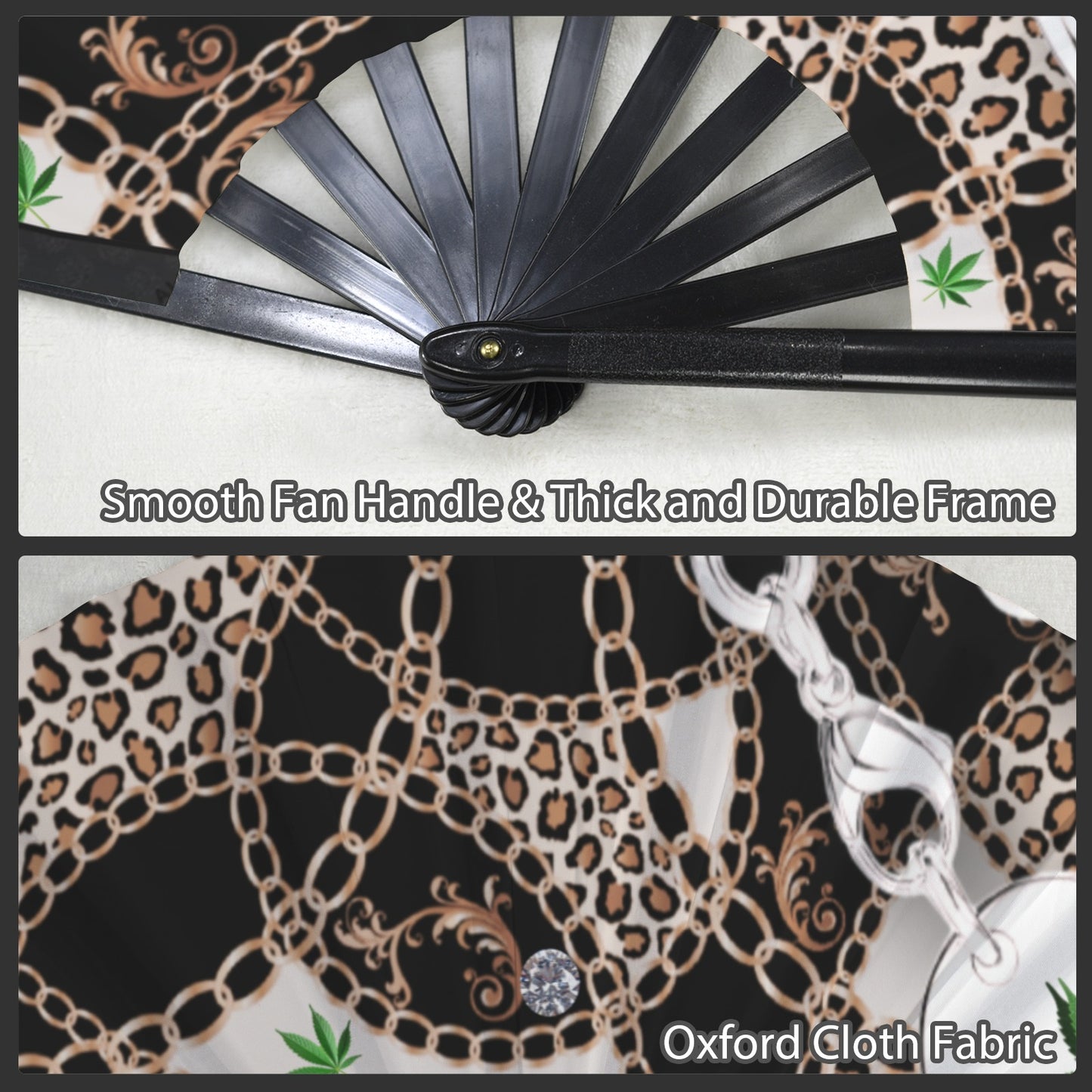 ALIM4U- Fan 25 Folding Clack Fan