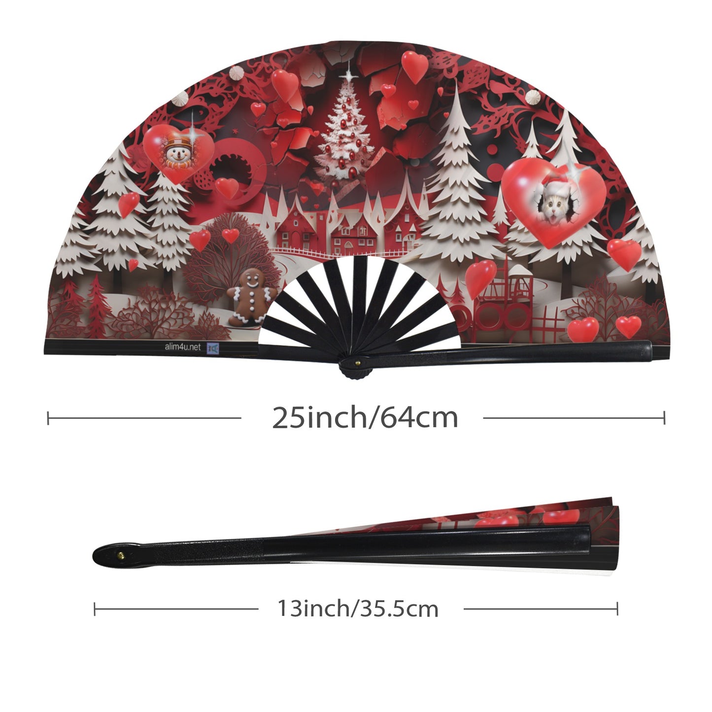 ALIM4U- Fan 185 Folding Clack Fan