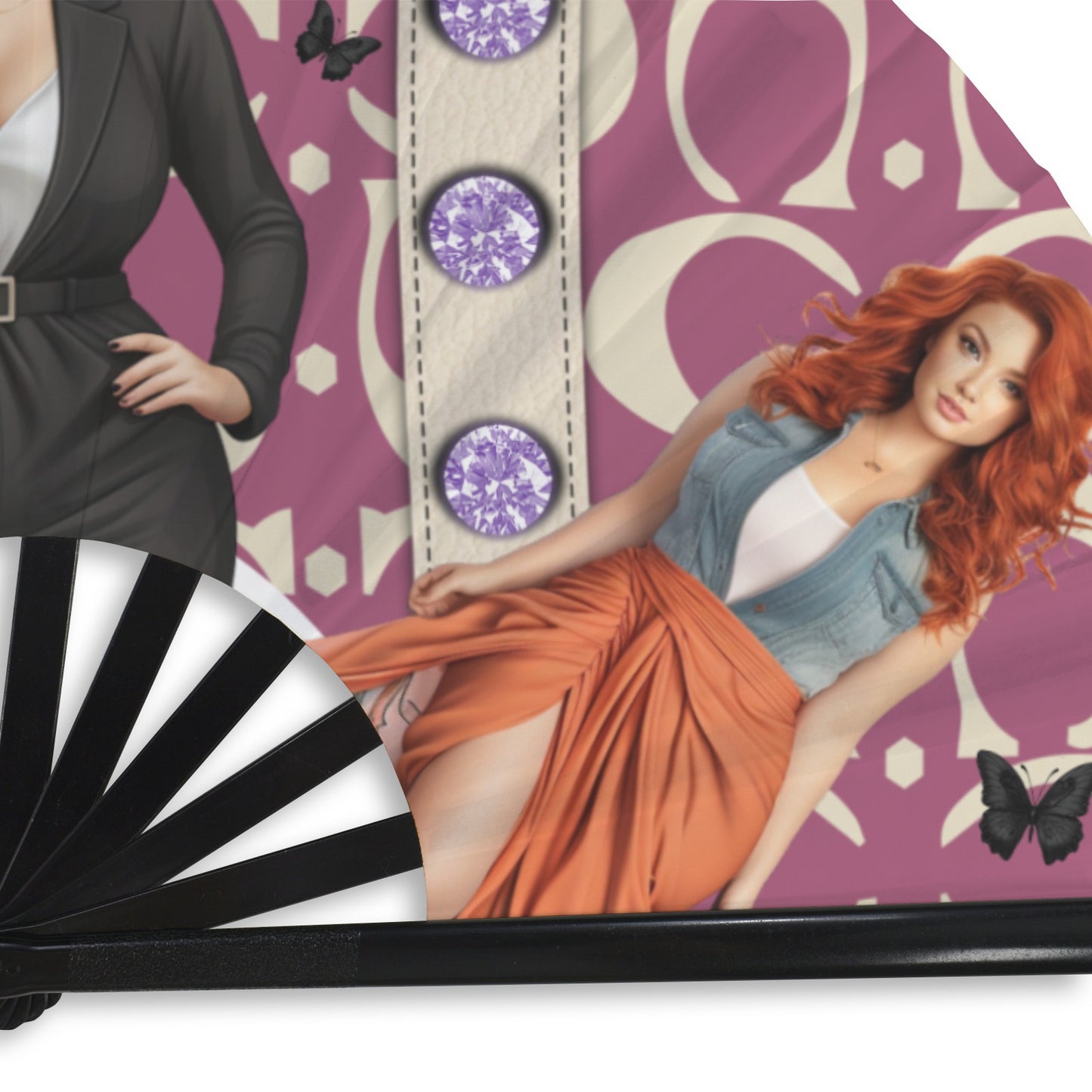 ALIM4U- Fan 69 Folding Clack Fan