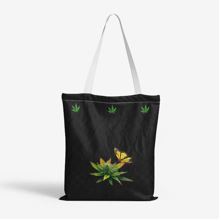 ALIM4U: "Sistas Smoke" Heavy Duty and Strong Natural Canvas Tote Bags
