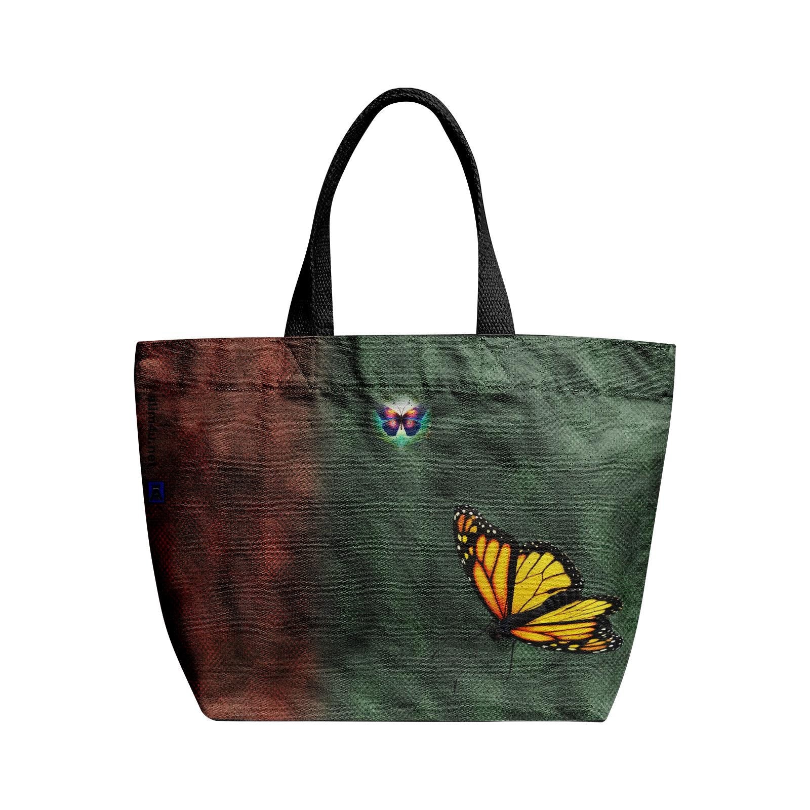 ALIM4U "Blossom" Heavy Duty and Strong Natural Canvas Tote Bags