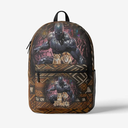 ALIM4U "Panther" Retro Colorful Print Trendy Backpack