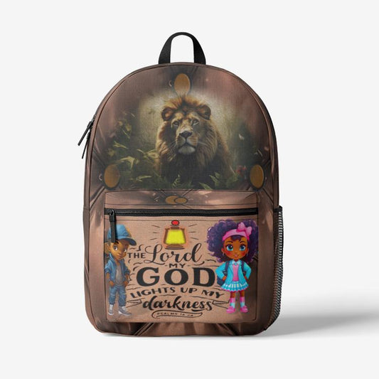 ALIM4U "Light Up My Life" Retro Colorful Print Trendy Backpack