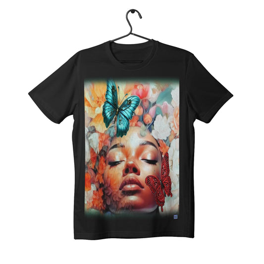 ALIM4U "Blossom" Couple's Pima Cotton Jersey Short Sleeve Tshirt