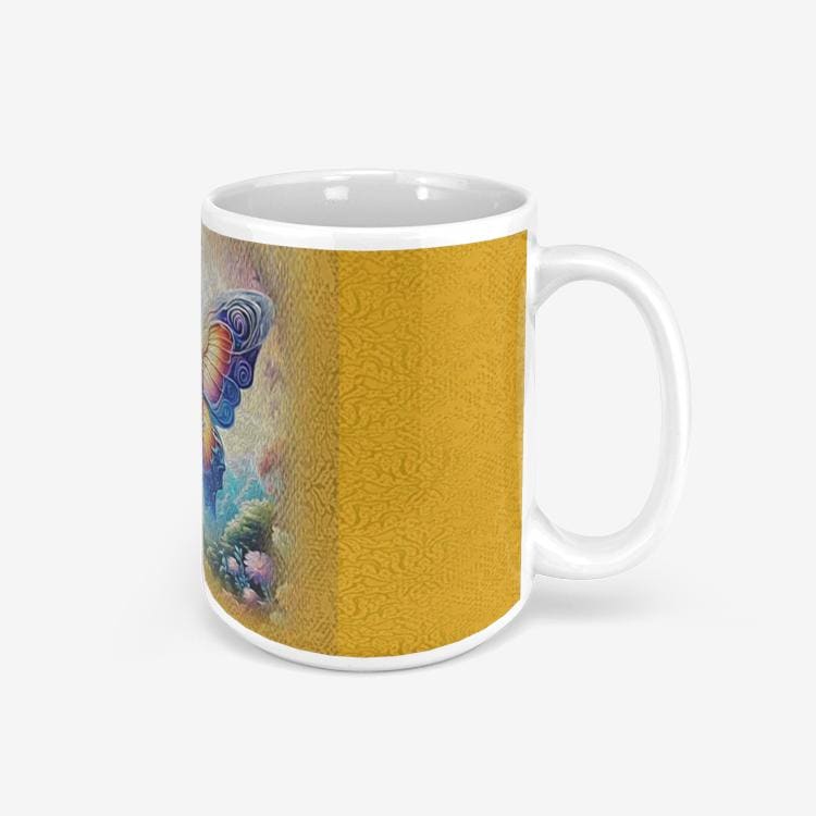 ALIM4U "Golden Monarch" Classic Glossy Mug