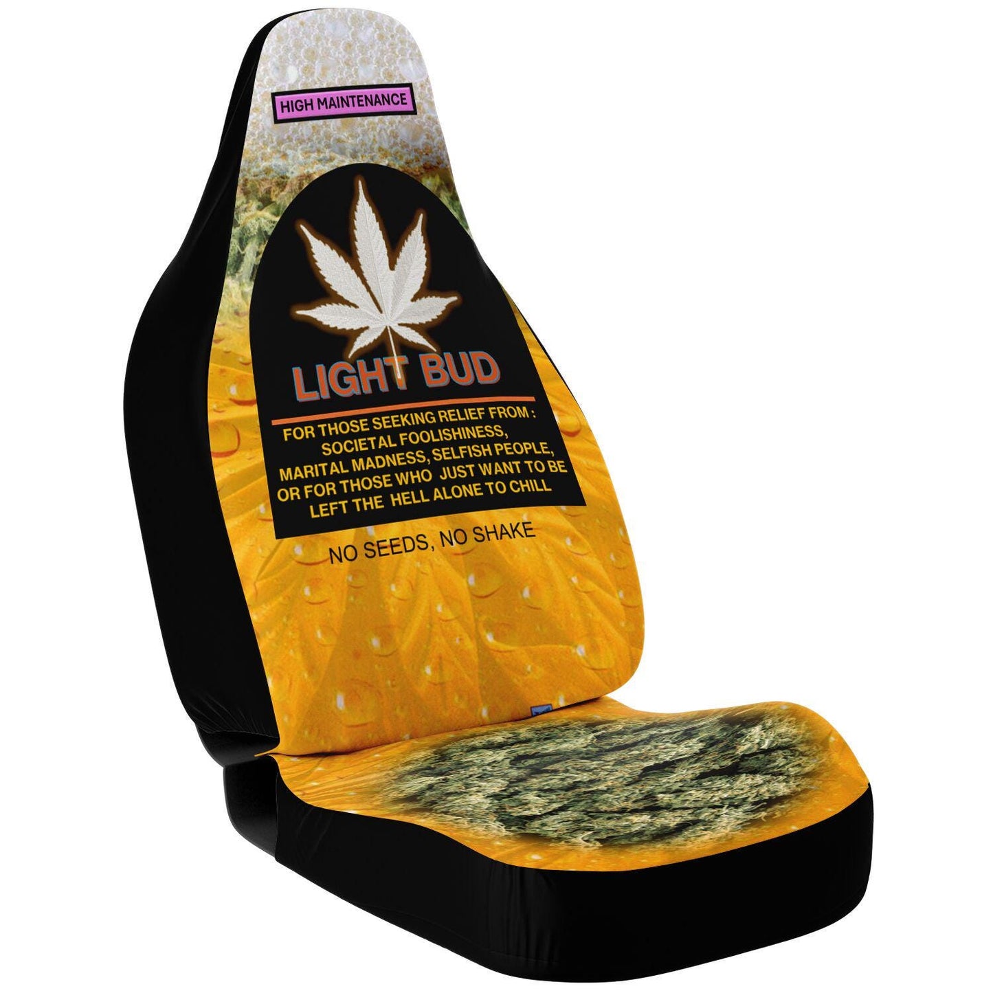 ALIM4U "Light Bud" Car Seat Cover - AOP