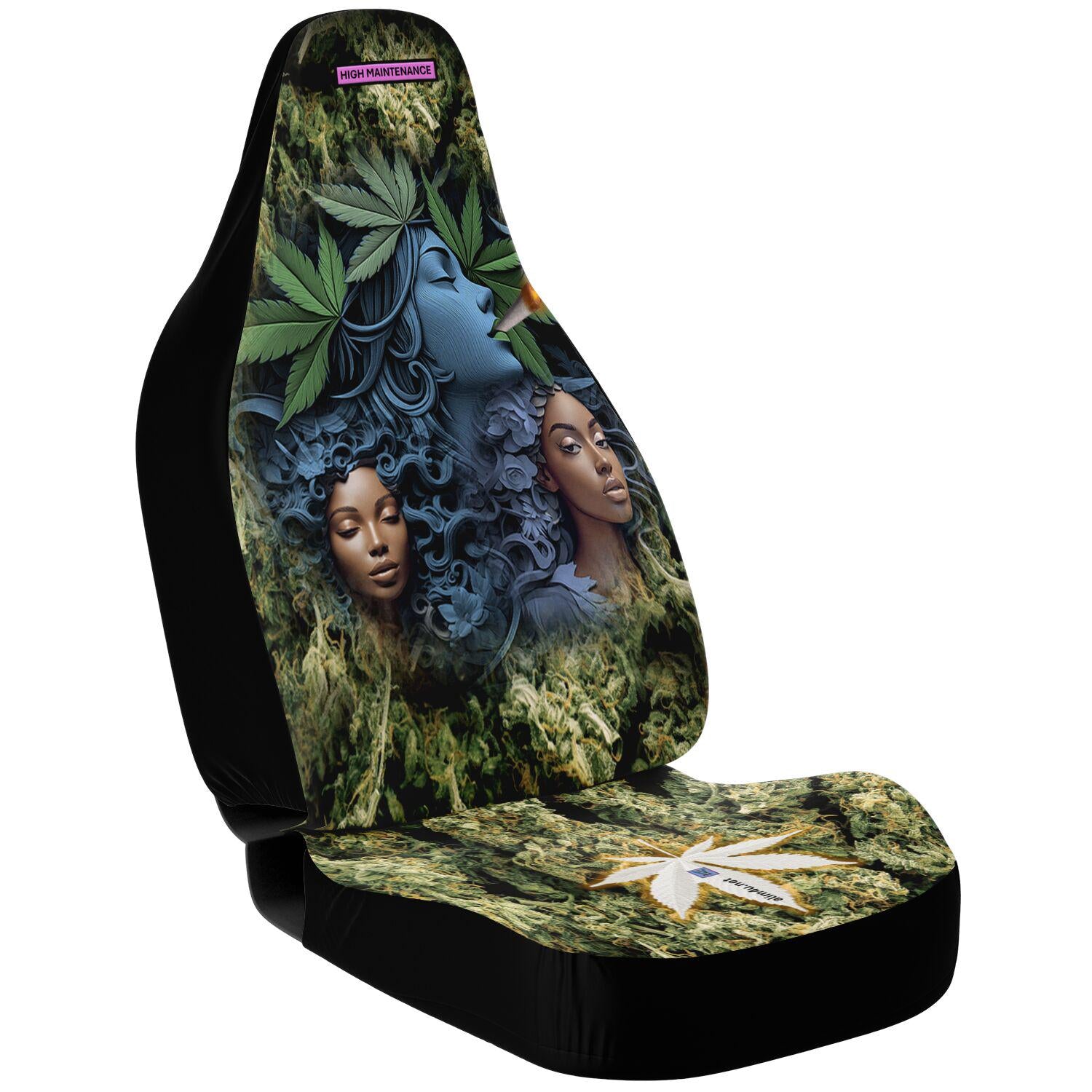 ALIM4U "Smoking Sisters" Car Seat Cover - AOP