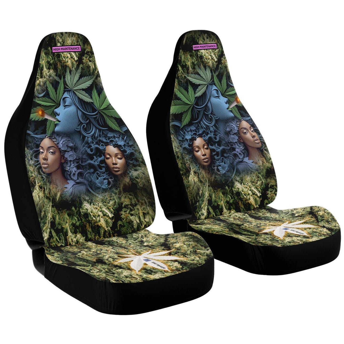 ALIM4U "Smoking Sisters" Car Seat Cover - AOP