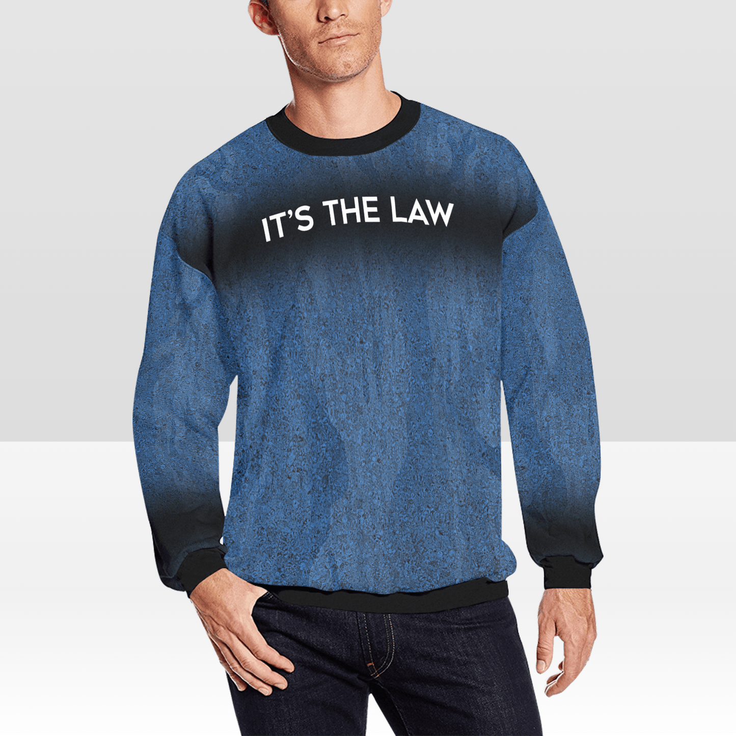Blue Sweatshirt Camouflage Print Background 